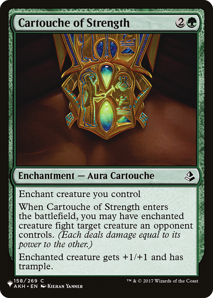 Cartouche of Strength (LIST-AKH-158) [The List]
