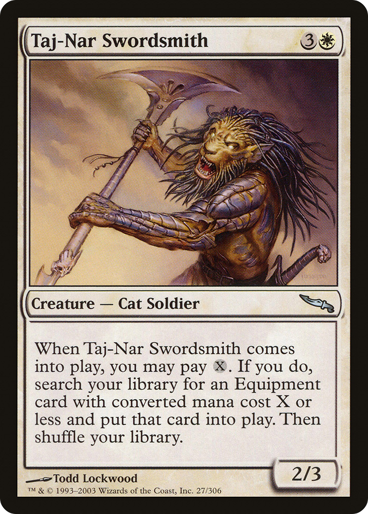 Taj-Nar Swordsmith (MRD-027) [Mirrodin]