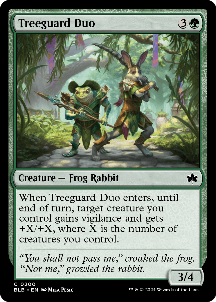 Treeguard Duo (BLB-200) [Bloomburrow] Foil
