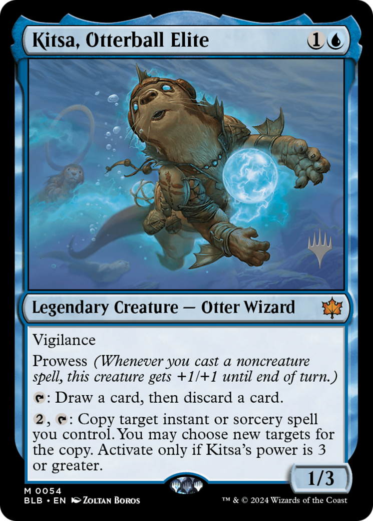 Kitsa, Otterball Elite (PPBLB-54P) [Bloomburrow Promos]