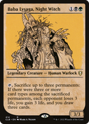Baba Lysaga, Night Witch (CLB-414) [Commander Legends: Battle for Baldur's Gate]: (Showcase) Foil