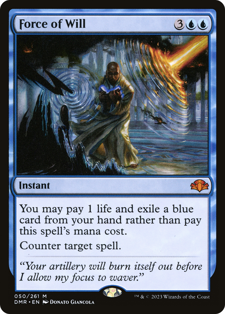 Force of Will (DMR-050) [Dominaria Remastered] Foil