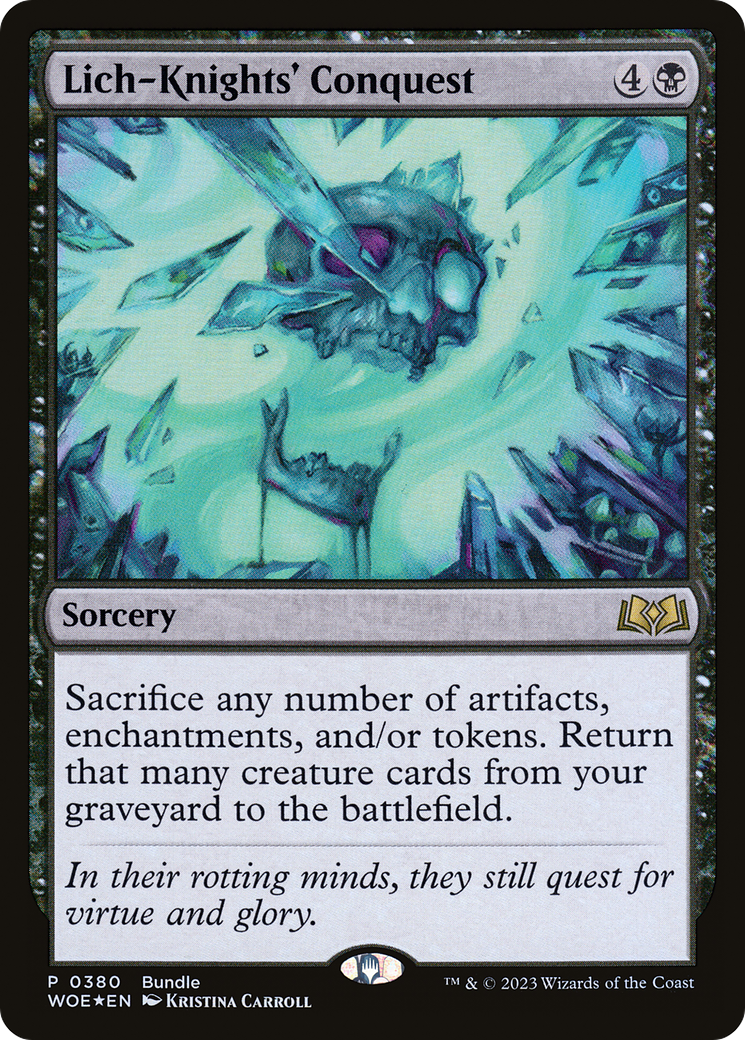 Lich-Knights' Conquest (UMP-380) [Wilds of Eldraine] Foil