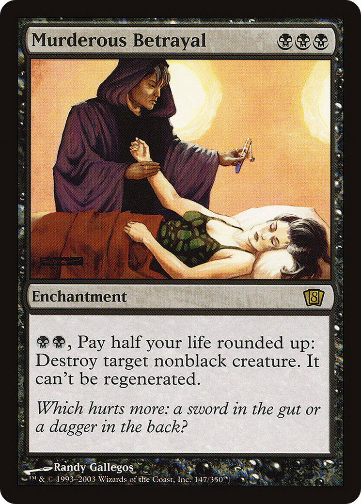 Murderous Betrayal (8ED-147★) [8th Edition] Foil