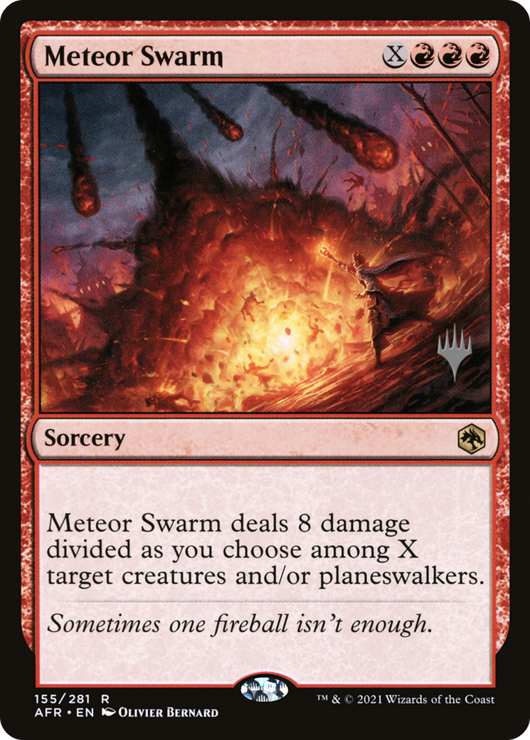 Meteor Swarm (PPAFR-155P) [Adventures in the Forgotten Realms Promos]