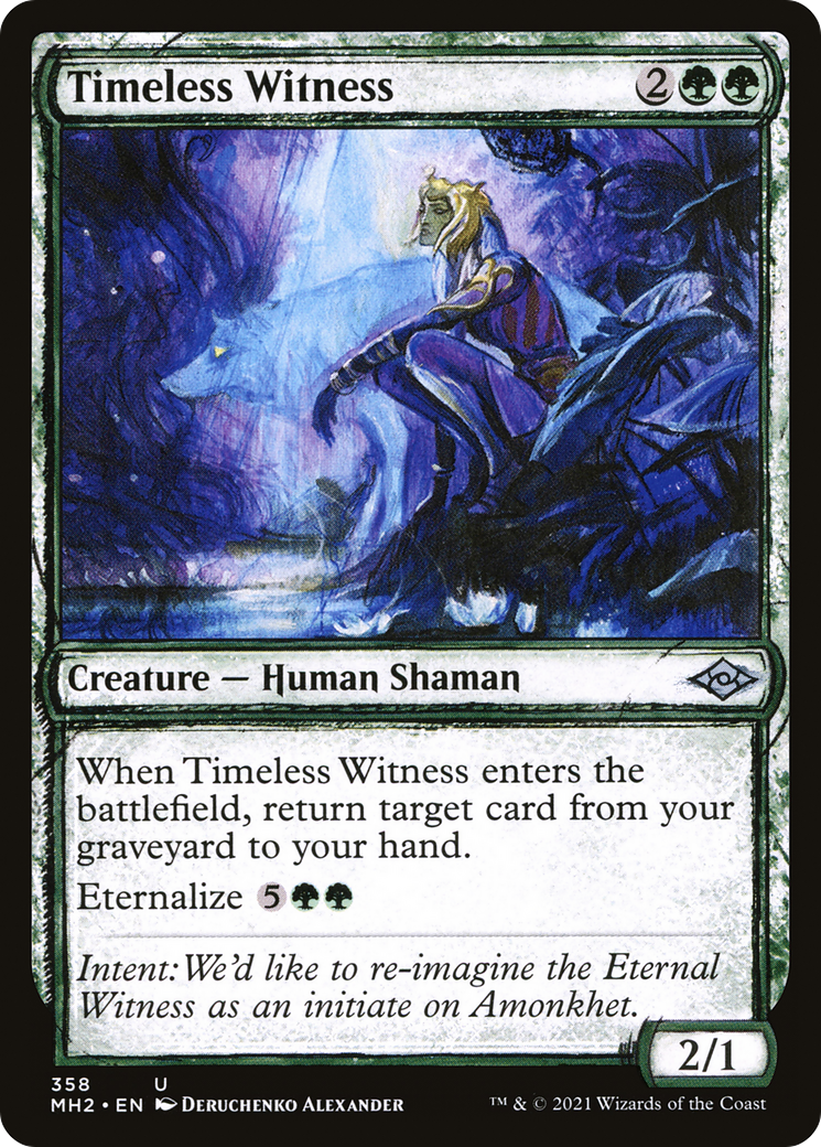 Timeless Witness (MH2-358) [Modern Horizons 2]: (Showcase)