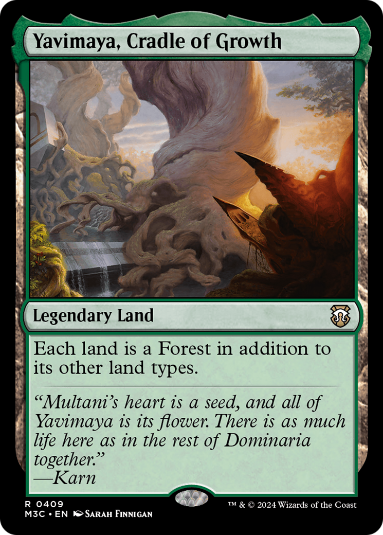 Yavimaya, Cradle of Growth (M3C-409) [Modern Horizons 3 Commander] Foil