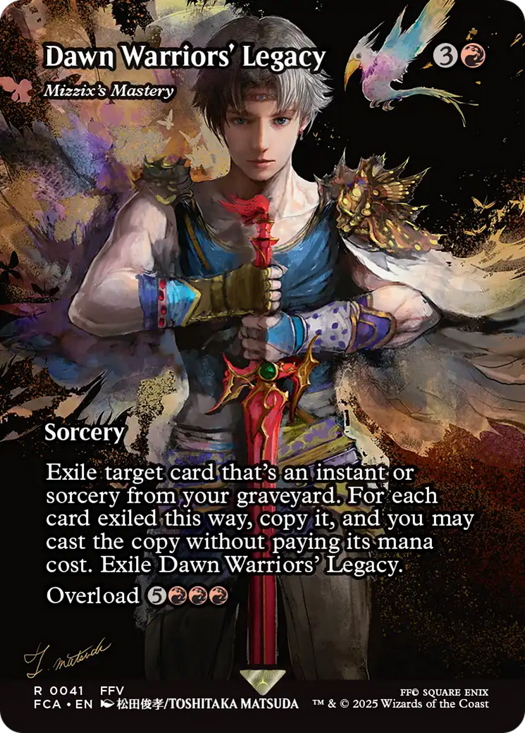 Dawn Warriors' Legacy - Mizzix's Mastery (Showcase) (FCA-041) [FINAL FANTASY: Through the Ages] / Dawn Warriors' Legacy (Borderless) Foil