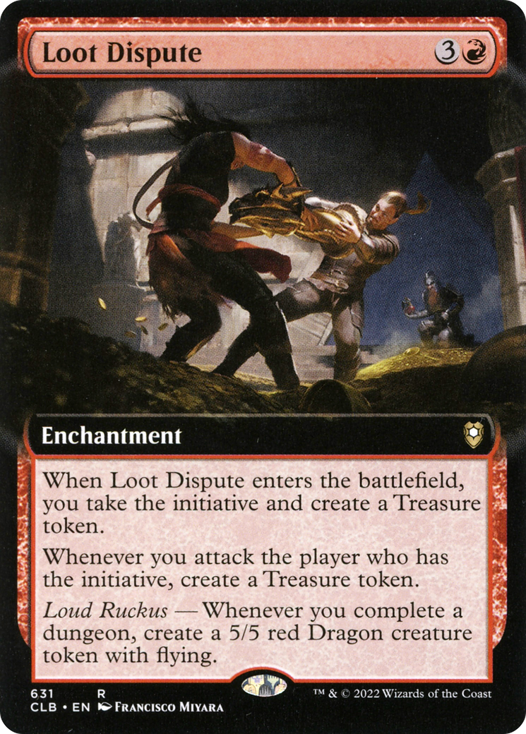 Loot Dispute (Extended Art) (CLB-631) [Commander Legends: Battle for Baldur's Gate]