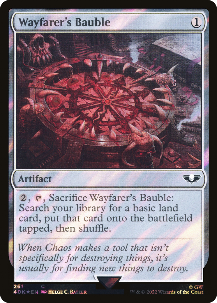 Wayfarer's Bauble (40K-261) (Surge Foil) [Warhammer 40,000 Commander] Foil