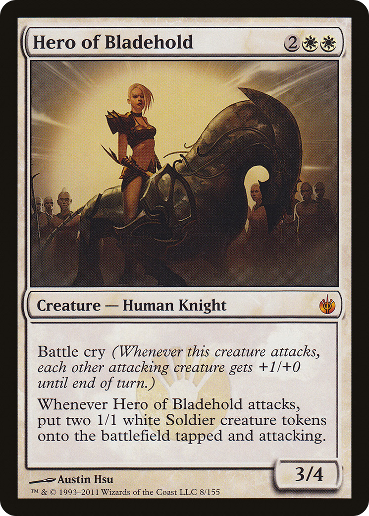 Hero of Bladehold (MBS-008) [Mirrodin Besieged]