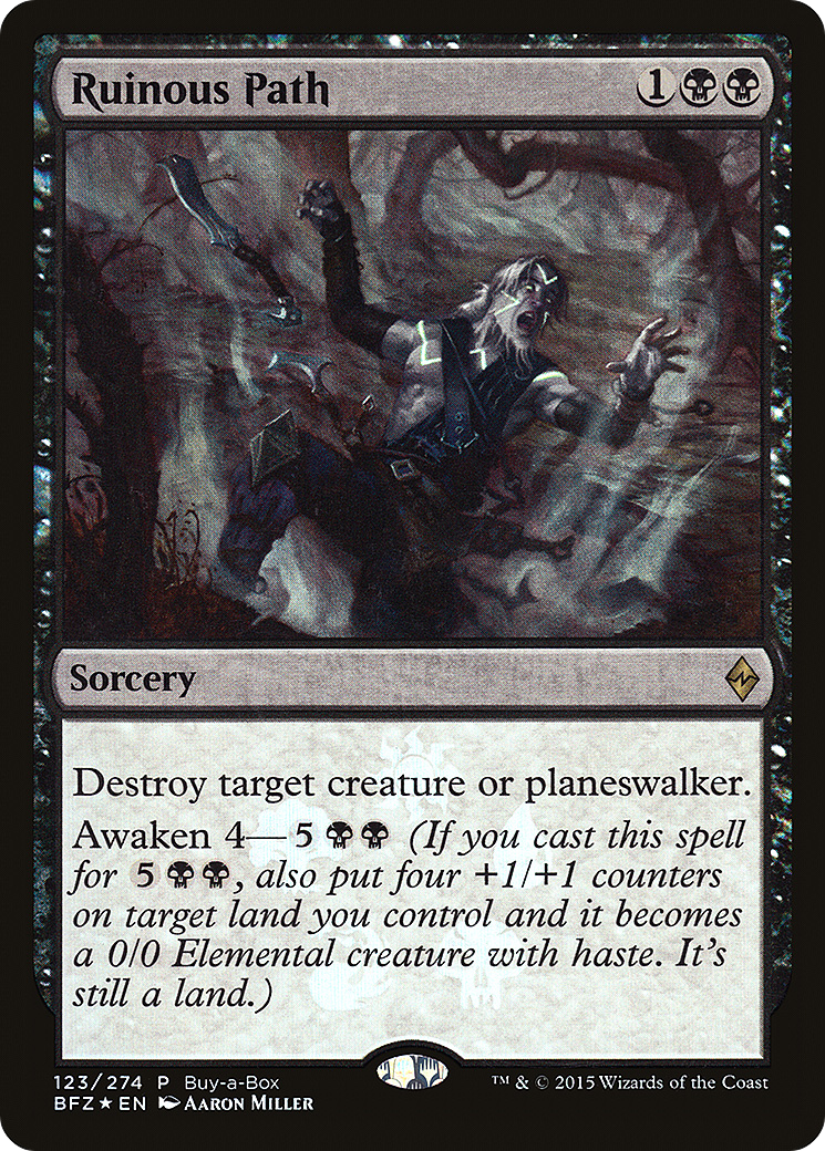 Ruinous Path (BABP-123) [Battle for Zendikar Promos] Foil