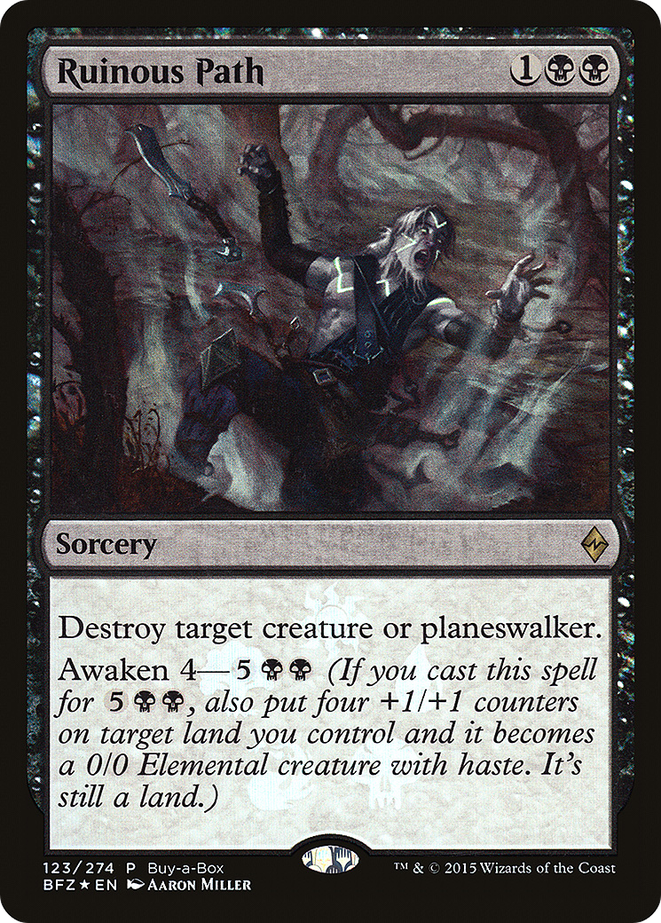 Ruinous Path (BABP-123) [Battle for Zendikar Promos] Foil