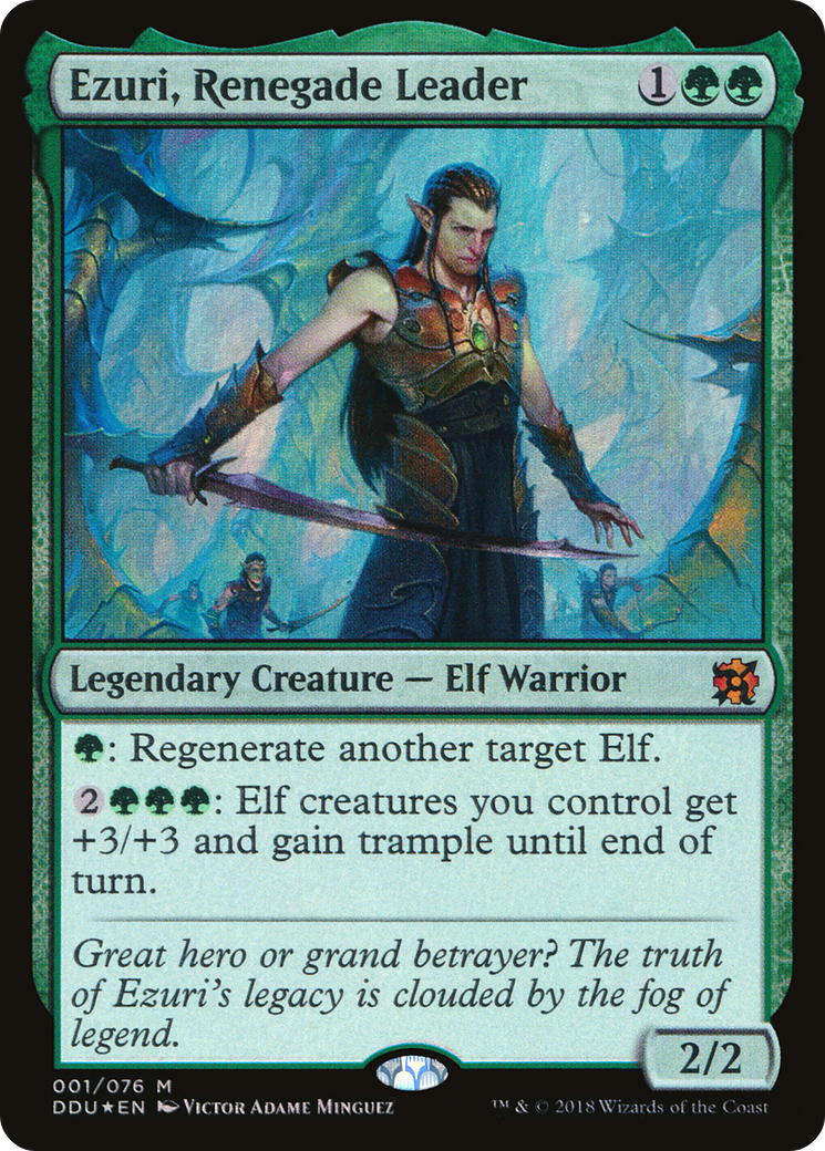 Ezuri, Renegade Leader (DDU-001) [Duel Decks: Elves vs. Inventors] Foil
