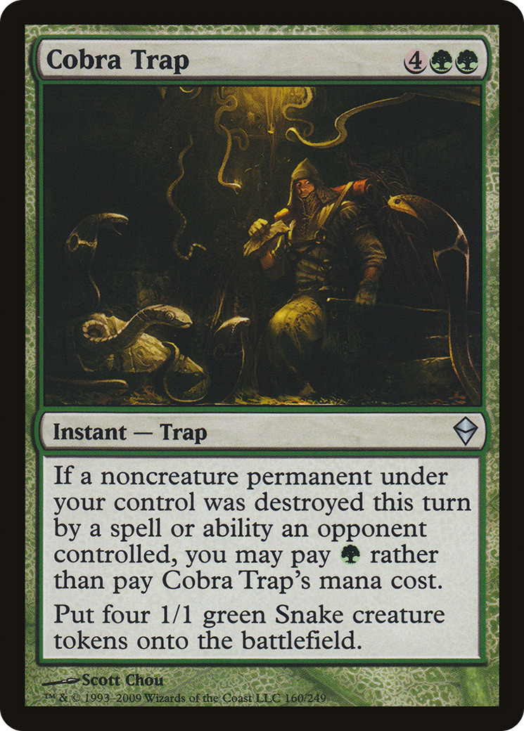 Cobra Trap (ZEN-160) [Zendikar] Foil