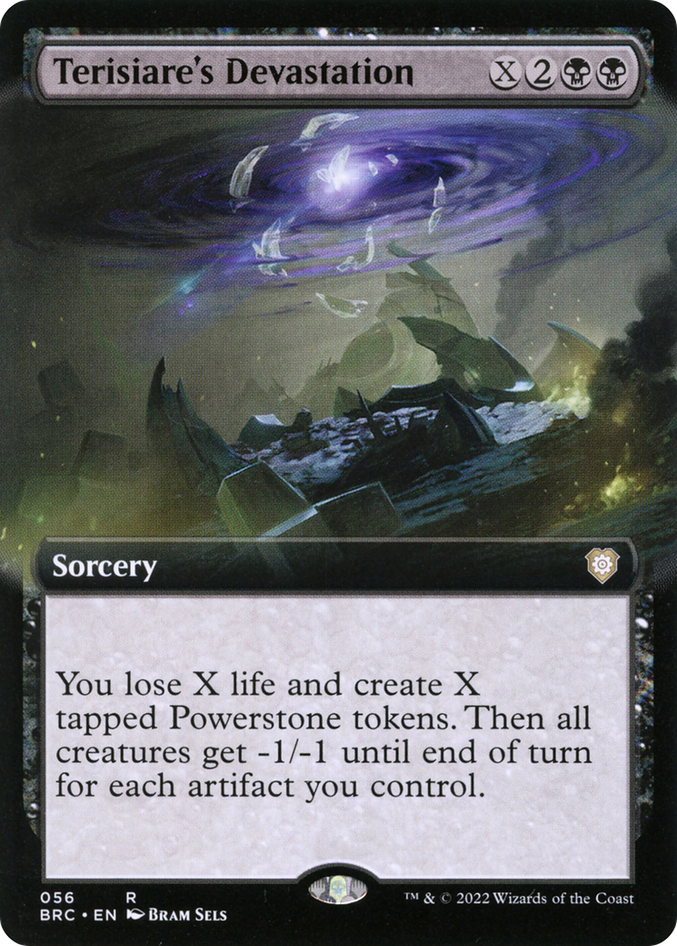 Terisiare's Devastation (Extended Art) (BRC-056) [The Brothers' War Commander]