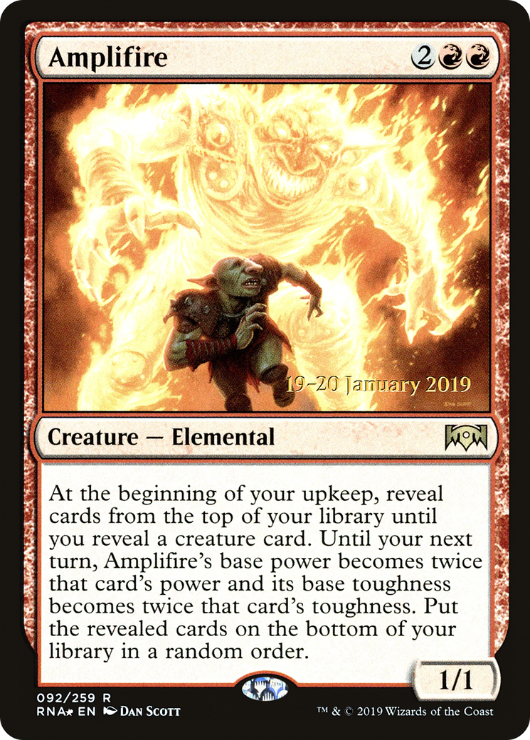Amplifire (PRE-92S) [Ravnica Allegiance Promos] Foil
