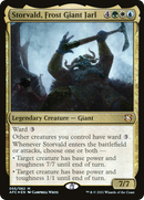 Storvald, Frost Giant Jarl (AFC-055) [Forgotten Realms Commander] Foil
