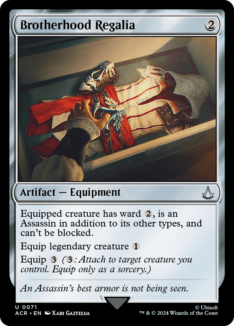 Brotherhood Regalia (ACR-071) [Assassin's Creed]