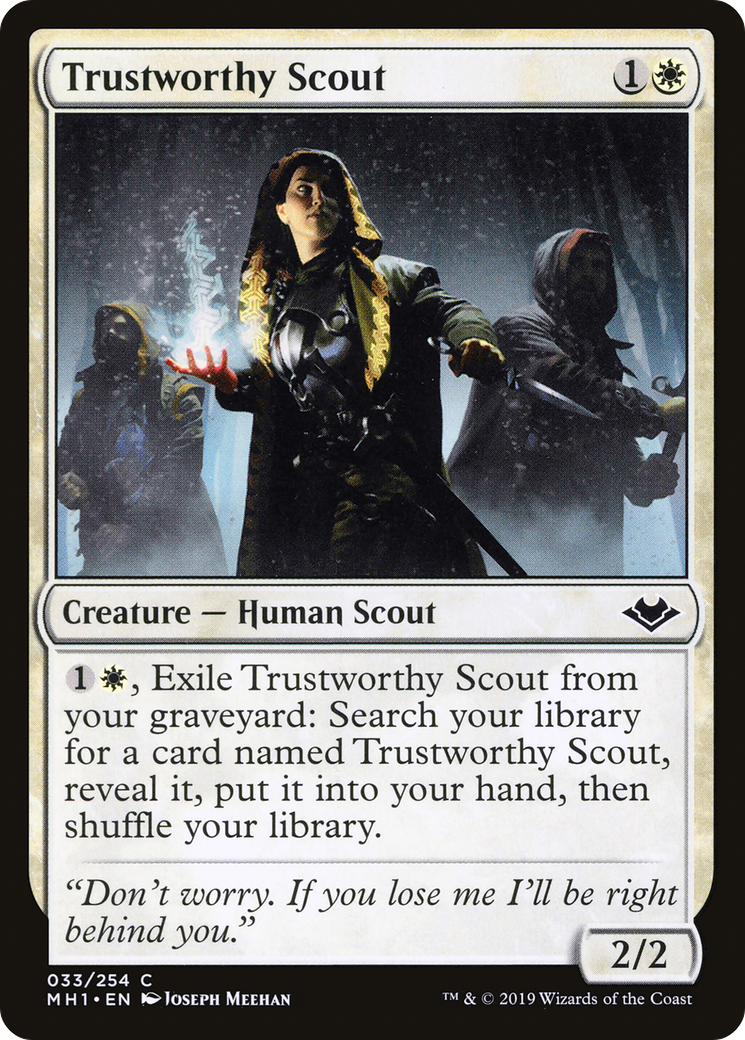 Trustworthy Scout (MH1-033) [Modern Horizons] Foil