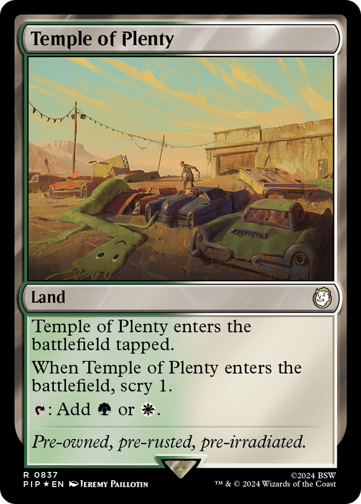 Temple of Plenty (PIP-837) [Fallout] Foil