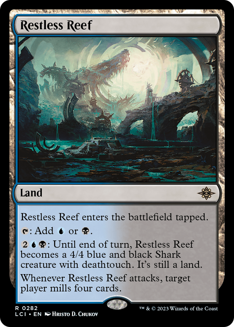 Restless Reef (LCI-282) [The Lost Caverns of Ixalan] Foil