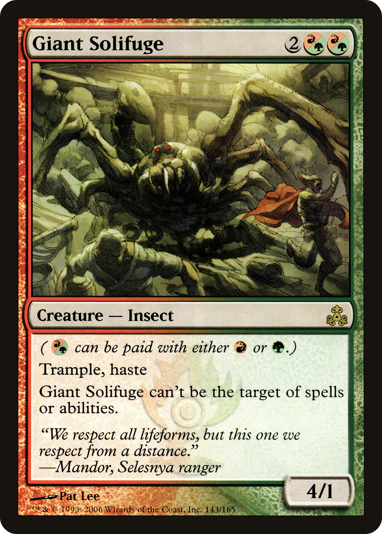 Giant Solifuge (GPT-143) [Guildpact] Foil