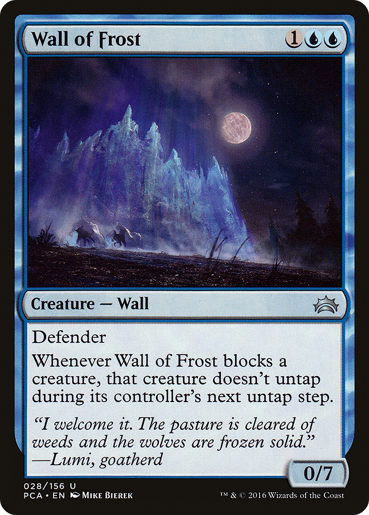 Wall of Frost (PCA-028) [Planechase Anthology]