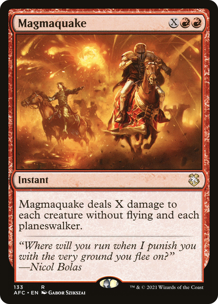 Magmaquake (AFC-133) [Forgotten Realms Commander]