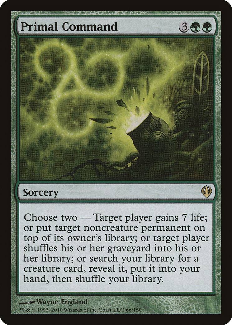 Primal Command (ARC-066) [Archenemy]