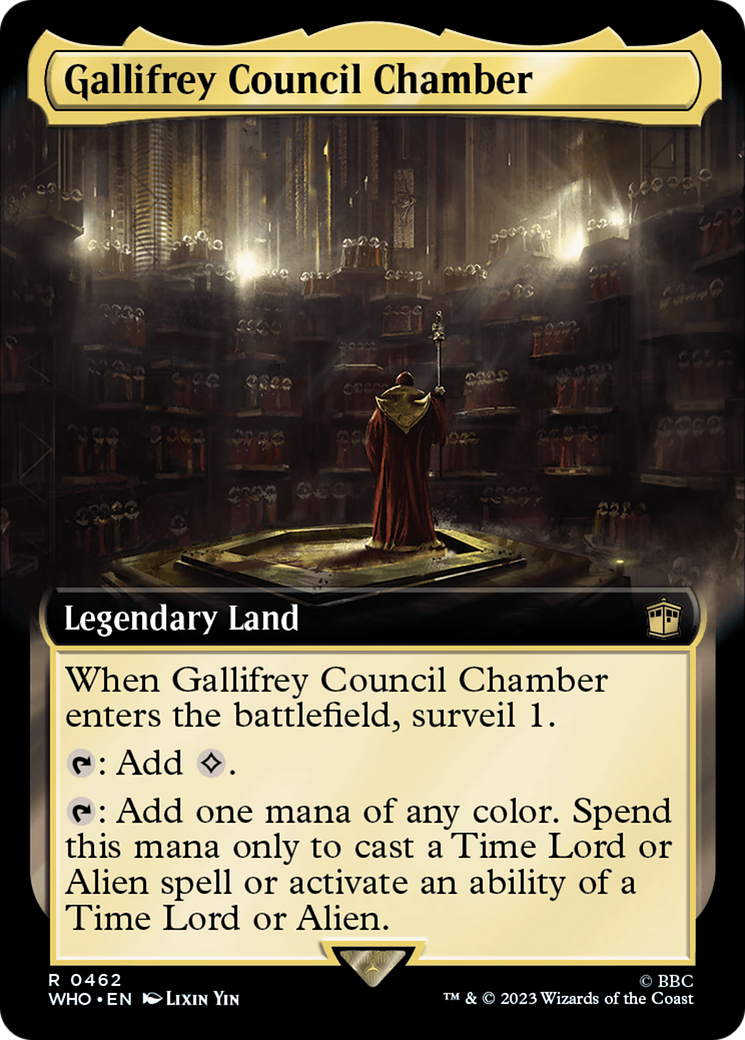 Gallifrey Council Chamber (WHO-462) [Doctor Who]: (Extended Art) Foil