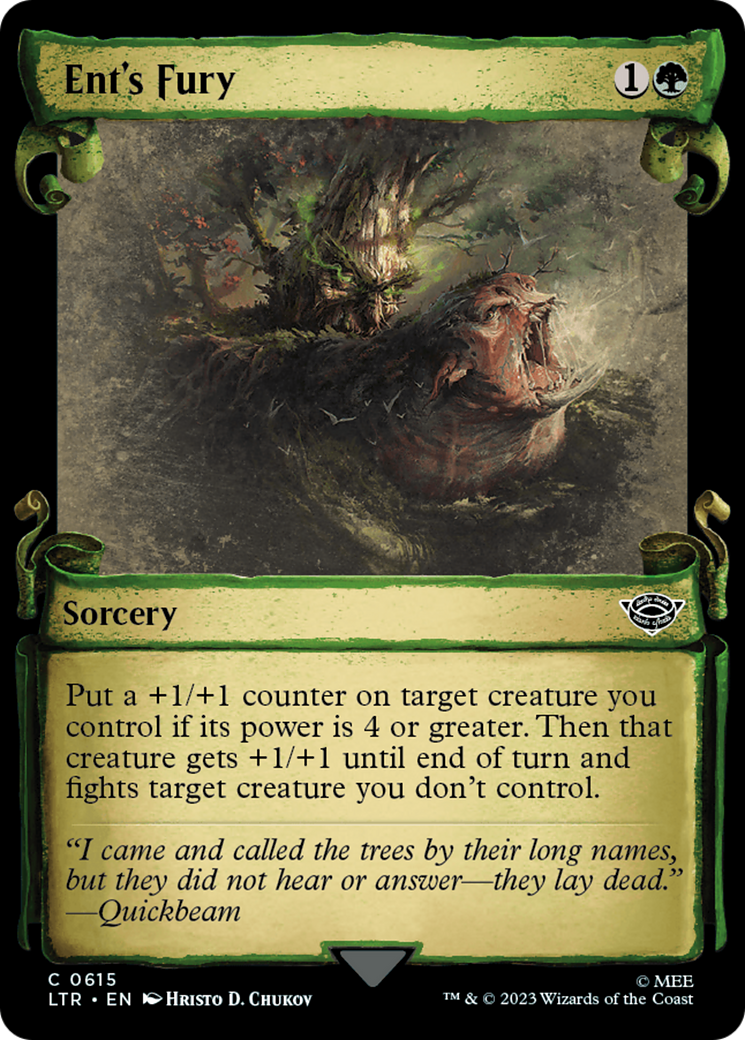 Ent's Fury (Showcase Scrolls) (LTR-615) [The Lord of the Rings: Tales of Middle-earth]