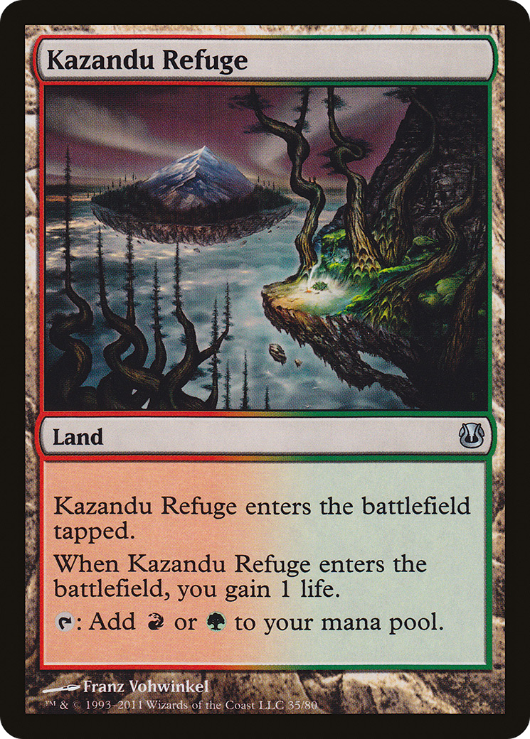 Kazandu Refuge (DDH-035) [Duel Decks: Ajani vs. Nicol Bolas]
