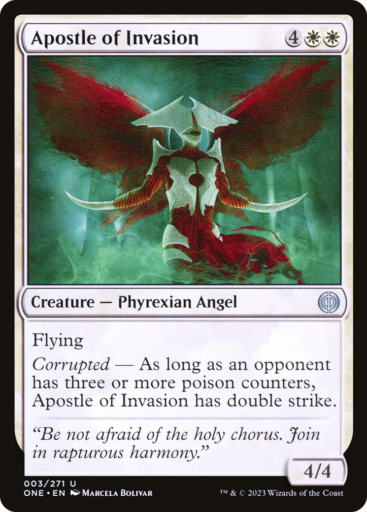 Apostle of Invasion (ONE-003) [Phyrexia: All Will Be One] Foil