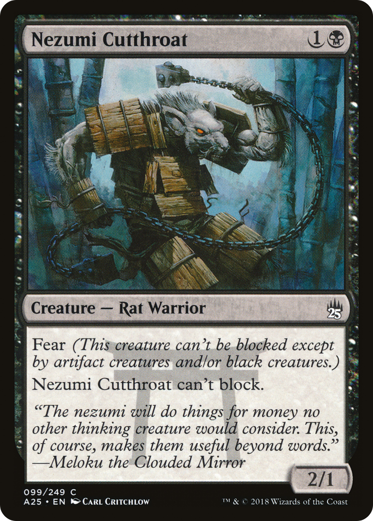 Nezumi Cutthroat (A25-099) [Masters 25]