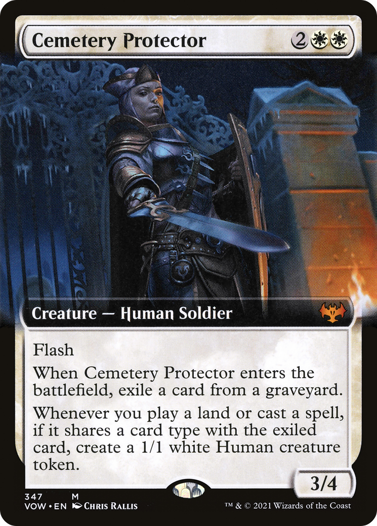 Cemetery Protector (VOW-347) [Innistrad: Crimson Vow]: (Extended Art)