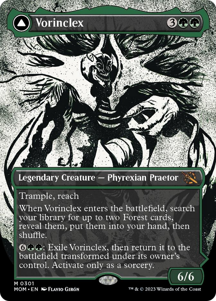 Vorinclex // The Grand Evolution (MOM-301) [March of the Machine]: (Showcase) (Borderless) Foil