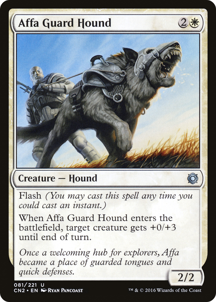 Affa Guard Hound (CN2-081) [Conspiracy: Take the Crown] Foil