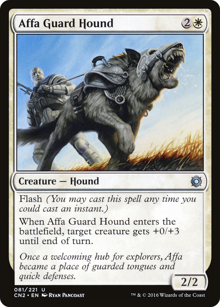 Affa Guard Hound (CN2-081) [Conspiracy: Take the Crown]
