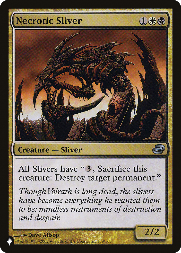 Necrotic Sliver (LIST-PLC-159) [The List]