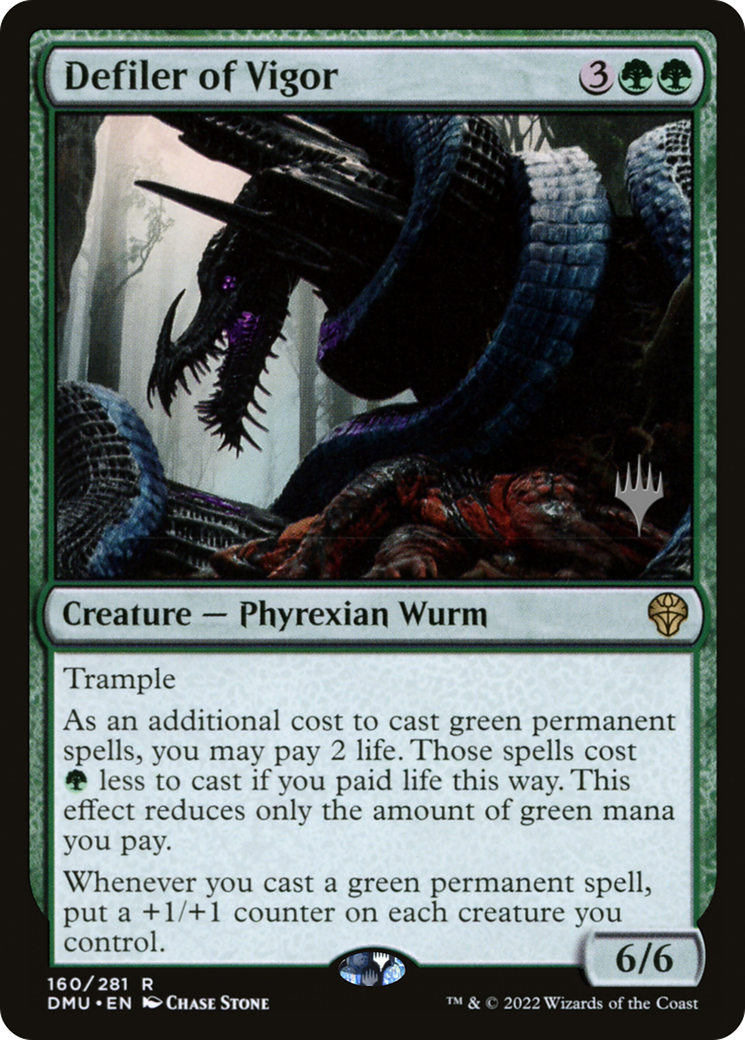 Defiler of Vigor (PPDMU-160) [Promo Pack: Dominaria United Promos]