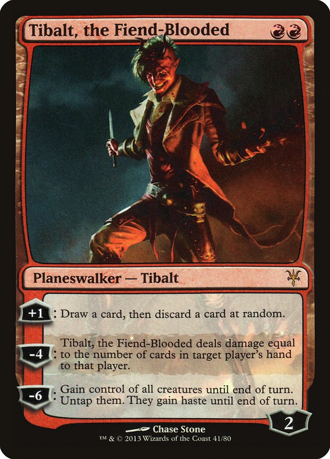 Tibalt, the Fiend-Blooded (DDK-041) [Duel Decks: Sorin vs. Tibalt] Foil