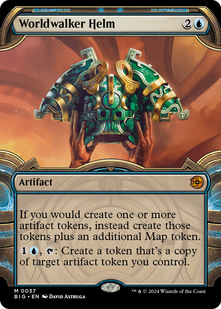Worldwalker Helm (Showcase) (BIG-037) [The Big Score] Foil