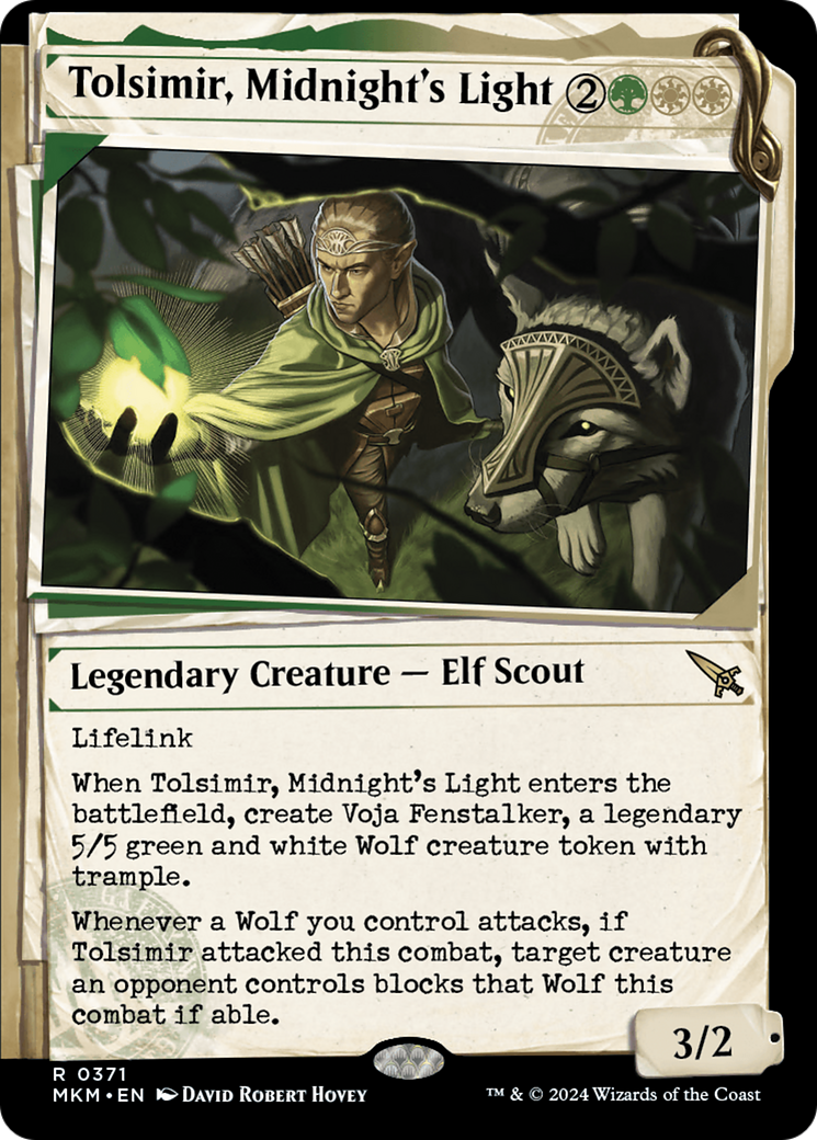 Tolsimir, Midnight's Light (MKM-371) [Murders at Karlov Manor]: (Showcase)