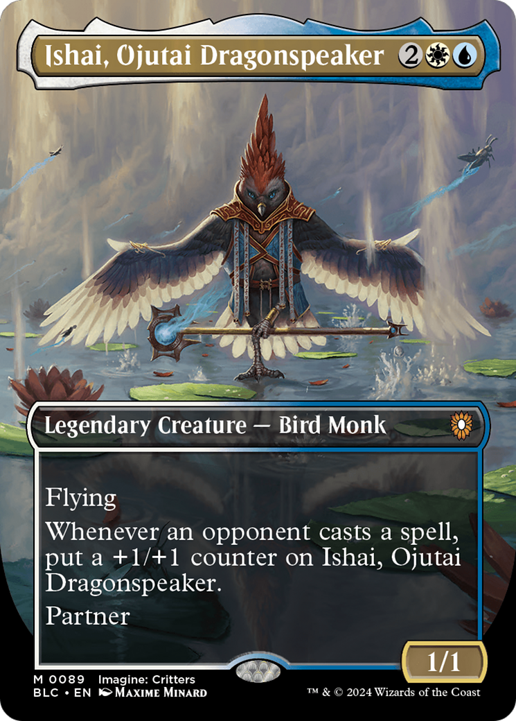 Ishai, Ojutai Dragonspeaker (BLC-089) [Bloomburrow Commander] (Borderless)