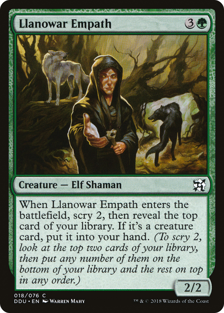 Llanowar Empath (DDU-018) [Duel Decks: Elves vs. Inventors]