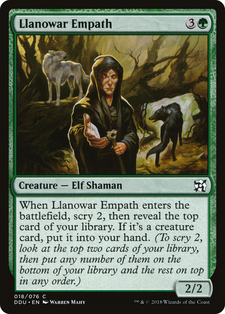 Llanowar Empath (DDU-018) [Duel Decks: Elves vs. Inventors]