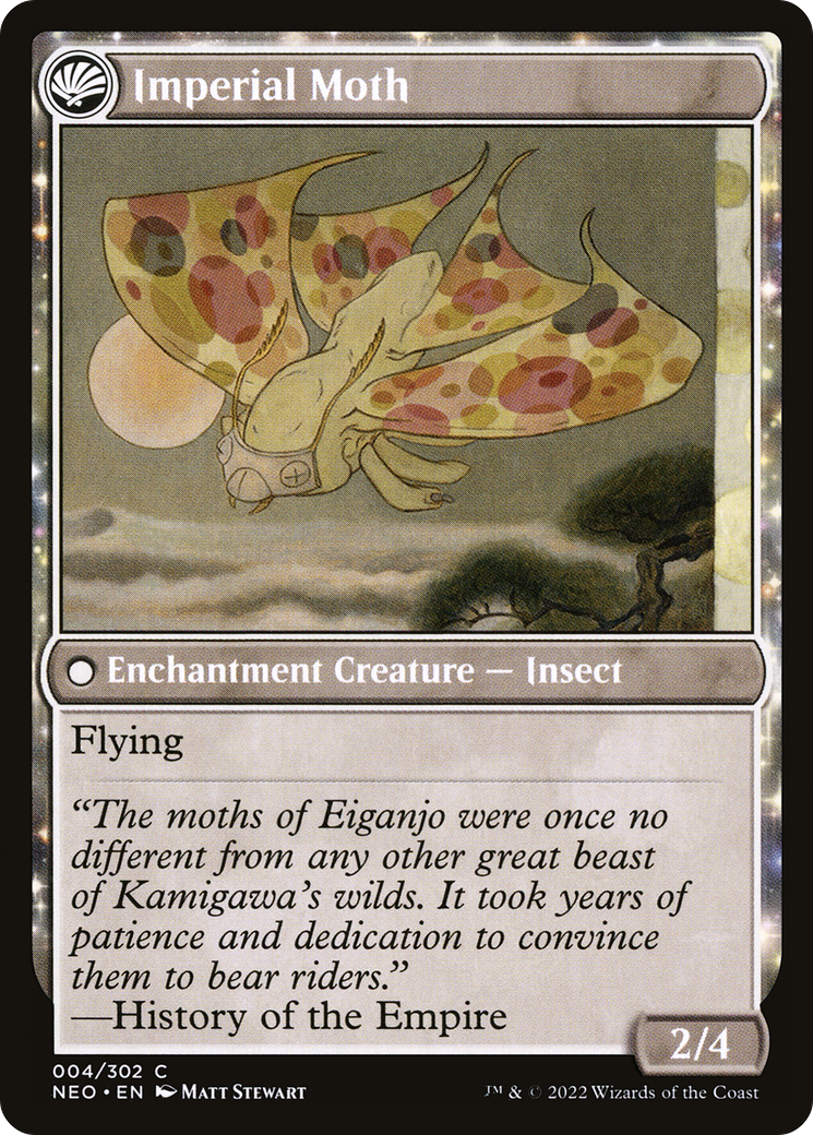 Befriending the Moths (NEO-004) [Kamigawa: Neon Dynasty] Foil