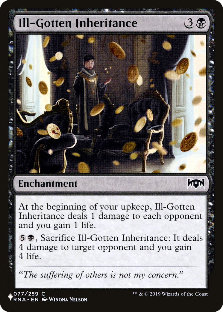 Ill-Gotten Inheritance (LIST-RNA-77) [The List]