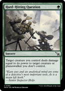Hard-Hitting Question (MKM-164) [Murders at Karlov Manor] Foil